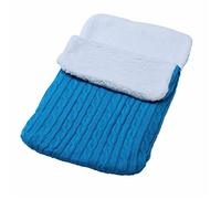 Wifgmjy Baby Fleece Swaddle Blanket Newborn Baby Swaddle Wrap Infant Winter Warm Knitted Swaddle Baby Girls Boys Stroller Baby Accessorie