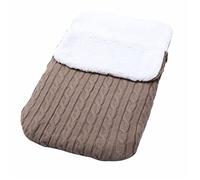 Wifgmjy Baby Fleece Swaddle Blanket Newborn Baby Swaddle Wrap Infant Winter Warm Knitted Swaddle Baby Girls Boys Stroller Baby Accessorie
