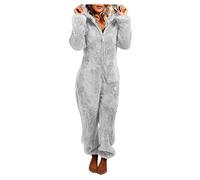 Wifgmjy Ladies Onsie Warm Loungewear for Women Womens Lounge Wear Onesie Costume Adult Bear Onesie Adult Reindeer Onesies Dog Onesie Adult Women Christmas Stockings White