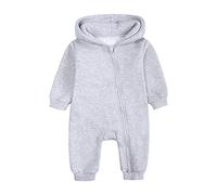 Wifgmjy Newborn Unisex Baby Winter Jumpsuit Cosy Romper Warm Long Sleeve Onesie All In One Snow Suit Outfits Button/Zip Sleepsuit Bear Bodysuit Super Soft Snowsuit Pramsuit 0-2 Years