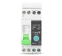 WiFi 16A Smart Circuit Breaker With Metering, DinRail Mount, And Remote Control Via For Tuya Or App For Home Safety