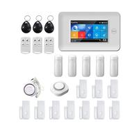 WIFI 3G GPRS Wireless APP Remote Control Home＆Office＆Building＆Factory Security Alarm System Complete Alarm System(3G-PG106-P.)