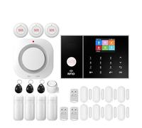 WIFI+4G GPRS Wireless Home Office Building Factory Burglar Security Alarm System APP Remote Control Complete Alarm System(GT-008-4G-PG108-G.)