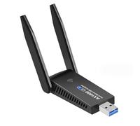 WiFi 6 AX1800 WiFi Adapter USB 3.0 1800 Mbps Wireless Network Card Dongle Dual Band Double Antennas for PC Laptop Computer