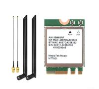 WiFi 6 Card 1800Mbps Tri-Band M.2 Adapter(External antenna)
