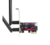 WiFi 6 PCIe Card for Gaming PC with Bluetooth 5.2,3000Mbps Ultra-Low Latency,WPA3 Security,4K Streaming/VR Ready'Windows 11/10 Dual Band Adapter