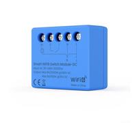 WiFi 6 Smart Switch with for zero Fire Relay, Compact for mini Controller for AC/DC Home Automation, Signal Booster for Lighting & Appliances, 8A 2000W, 34x29x17mm