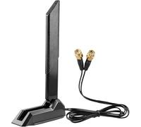 WiFi 6E Antenna 12dBi 3-Band for Router Gaming Motherboard ASUS ROG/Maximus/GIGABYTE/MSI 2.4GHz 5GHz 6GHz Magnetic Base Foldable Omni Antenna for WiFi 6/6E AX AXE Routers PCs Bluetooth