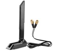 WiFi 6E Antenna 12dBi 3-Band for Router Gaming Motherboard ASUS ROG/Maximus/GIGABYTE/MSI 2.4GHz 5GHz 6GHz Magnetic Base Foldable Omni Antenna for WiFi 6/6E AX AXE Routers PCs Bluetooth