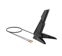 WiFi 6E Tri-Band Antenna Magnetic Base Shark Fin PC Gaming RP-SMA Antenna | Replacement Antena Booster Range for Asus Gigabyte MSI Gaming Motherboard PC Desktop Computer PCIe WiFi 6E Card, Slinkdsco
