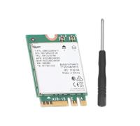 WiFi 6E Wireless Card, M.2 2230 NGFF 5400Mbps Tri Band AX210 WiFi Wireless Module, Fast Speed Low Latency WPA3 Network Security Chip Adapter for Win 11 10 64 Bit