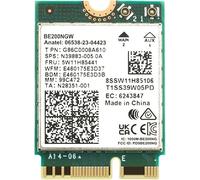 WiFi 7 Adapter for Intel BE200 | M.2 PCIe Format | Tri-Band 2.4/5/6 GHz | Up to 5.8 Gbps | WiFi Card for PCs | Bluetooth 5.4 Compatible | for Intel PC with Windows 10/11 | BE200NGW