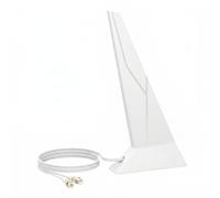 WiFi 7 Antenna Magnetic Base with New Interface for MSI MAG X870，MAG X870E ，PRO X870E-P，PRO X870-P， X870 Gaming，X870E Gaming Wi-Fi 7 Motherboard 2.4 5 6GHz Tri Band PC Desktop Computer Antennas White