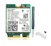 WiFi 7 BE200 BE200NGW M.2 WiFi Card BT5.4 802.11BE Tri-Band 8774Mbps NGFF WiFi 7 Wireless Network Laptop Adapter for PC Windows 11/10