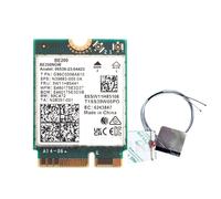 WiFi 7 Card for Intel BE200 Wireless Network Card Bluetooth-compatible 5.4 WiFi BE200NGW NGFF Adapter 802.11AX 2.4G/5G/6GHz for Win10/11 PC (BE200+ Built-in Antenna)