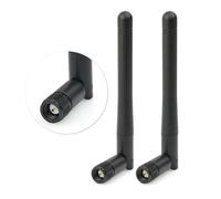 WiFi Antenna 2.4GHz 5GHz 5.8GHz, RP-SMA Male Antenna, 3dBi High Gain Male Dual Band External Connector for WiFi Router Wireless Network Card USB Adapter Video Surveillance Monitor PC(Black)