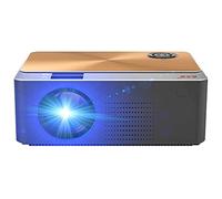 WiFi Bluetooth Projector, Outdoor Home Projector, Full HD Native 1920×1080P Projector, Support 4K AI Smart Voice and Digital Zoom, Compatible with Smartphone PC TV Box HDMI USB
