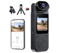 WiFi Body Camera 2.5K Mini Body Cam with Audio and Video Recording Wearable HD Bodycam w 180° Rotating IR Night Vision Small Plice Personal Magnetic Pocket Camera for Travel Pet Proof Walk