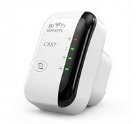 WiFi Booster Range Extender, 300Mbps Internet Booster for Home, WiFi Extender with Ethernet Port, WiFi Range Extender for Repeater/AP Modes, Easy Setup Wireless Signal Booster, UK Plug
