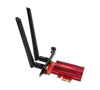 WiFi Card 6E 5400Mbps (6GHz&5Ghz&2.4GHz) PCIe WiFi 6E Card, Bluetooth 5.3, AX210 Module Inside,PCI-E Wireless WiFi Network Adapter Card for Desktop PC Windows10/11 64bit