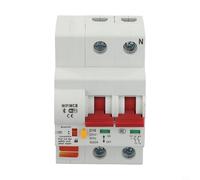 WiFi Circuit Breaker 2P 16A-100A Auto Recloser for App Remote Control Overload Short Circuit Protection for Home Factory Farm 85-250V AC White(16A)