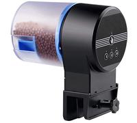 WiFi Control Automatic Fish Feeder with APP Aquarium Automatic Fish Feeder, WiFi Control Auto Fish Food Dispenser for Home Office with Double Food Boxes