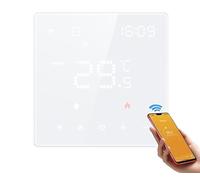 Wifi Digital Display Intelligent Temperature Controller Multifunctional Water/Electric Heating Water/Gas Boiler Thermostat Touching Screen Temperature Control Panel Compatible Amazon Alexa Google Home