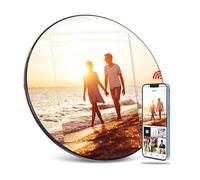 WiFi Digital Photo Frame, IPS HD Touchscreen, 16GB Storage, Slideshow, Wall Mount, Auto-Rotate, Share Photos and Videos via the