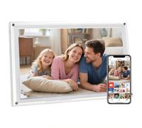 WiFi Digital Photo Frame,Slim Acrylic Touch Screen Picture Frame with Cloud Sync,1080p HD Display,Auto-Rotation & Wireless Sharing for Home,Office,Gifts for Xmas,Birthday,Mother's Day, Anniversary
