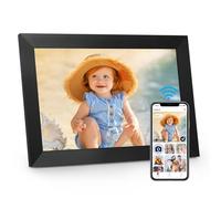 WiFi Digital Picture Frame, 10.1 Inch Digital Photo Frame with1280x800 IPS LCD Touch Screen, 32GB Storage, Auto-Rotate Photo Frame Share Your Photos and Videos via AiMOR App, Black