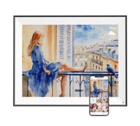 WiFi-Digital-Picture-Frame 16.2" Photo Frames Large - 32GB Digital Frame, Wall Mounted, Slideshow, Share Photos and Videos via App Email, Unlimited Cloud Storage, for Grandma Grandpa