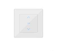 WiFi Doodle Smart Roller Shutter Switch Curtain Blind Switch Timer Shutter Control Roller Shutter Switch (White)