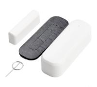 WiFi Door Sensor for App, 80dB Sound Light Anti-Theft Alarm, Voice Control Security Detector, Remote Arm Disarm with History Log, Battery Powered Home Type A(C)