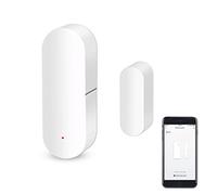 WiFi Door Sensor, Intelligent Window Contact Sensor, Wireless Window Door Sensor Alarm, Compatible with Alexa and Google Assistant, No Hub Required, Batteries Included.1 Pack