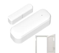 WiFi Door Sensor - Smart Entry Alarm Magnetic Wireless Detector Real Time Device Security Alert System Compact Easy Installation Door Window