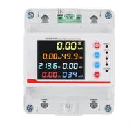 WiFi Electricity Monitor 100A Smart Meter for Tuya - Real Time Voltage Current Tracking & for surge Protection DIN Rail Mount 220V