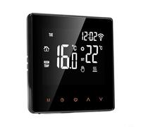 WiFi Enabled Programmable Thermostat for Floor Heating with For Alexa Voice Control and For Smart Life App Integration for Easy Management (wall-hanging)