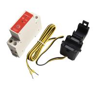 WiFi Energy Meter, Digital Energy Meter With 16MM Clamp AC Power Monitor Din Rail Mount WiFi Electric Consumption Analyzer 63A