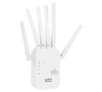 WiFi Extender Booster 300Mbps with 2 External LAN Ports 6 Antennas Repeater/Router/Ap Mode Wireless Internet Signal Boosters Covers Up to 5800 Sq.ft and 55 Devices for Home Wifi Router