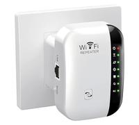 WiFi Extender Booster with Ethernet Port, Up to 3000 Sq.Ft Coverage, Long Range Wireless Signal Repeater for Enhanced Internet Connectivity (A)