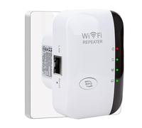Wifi Extender,Internet Booster With Network Cable Home Wireless Signal Extender No Restriction on The Number of Device Connections Internet Booster with Ethernet Port Smart Signal Indicator Uk Plug