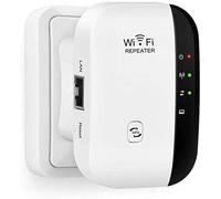 WiFi Extender, WiFi Booster Range Extender Up to 5000sq.ft and 50 Devices, Internet Signal Booster Amplifier Supports RP/AP Mode with Integrated Antennas LAN Port