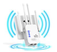 WiFi Extender, WiFi Extenders Signal Booster for Home Up to 9000 sq.ft 5G/2.4G, WiFi Range Extender, Wireless Repeater, Long Range Amplifier with Ethernet Port, Alexa Compatible