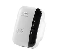 WiFi Extender with up to 300m open-air range. High-power amplification makes it ideal for boosting signal to remote rooms, large homes, or outdoor areas, Multiple Devices, Latest software. (UK Plug)