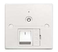 WiFi Fused Spur Connection Unit - 13A - White - Switch ON/Off - Mobile App for Lights, Lamps and Radiators, Towel Rails