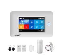 WiFi GSM Alarm System Burglar Security Motion Detector Wireless Solar Siren TUYA Smart Life APP Simple Safe(B.)