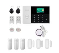 WIFI+GSM GPRS APP Remote Control Home/Office/Factory Wireless Burglar Security Alarm System Easy To Install(GT-013-GSM-PG105-C.)