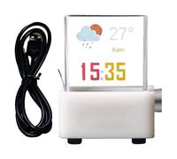 WiFi Hologram Clock Small Weather Station Digital Time