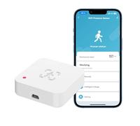 WiFi Human Presence Sensor: 2.4GHz mmWave Radar Smart Motion Detector, Zone Positioning, Adjustable Sensitivity, App Notification, Human Body Presence Sensor for Home Automation, Support Alexa (1 PCS)