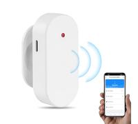 WiFi Human Presence Sensor, 24G mmWave Radar Motion Sensor with Light Sensor, Smart Occupancy Detector for Home Automation, Zone Positioning, Adjustable Sensitivity, Tuya App Control, Works with Alexa